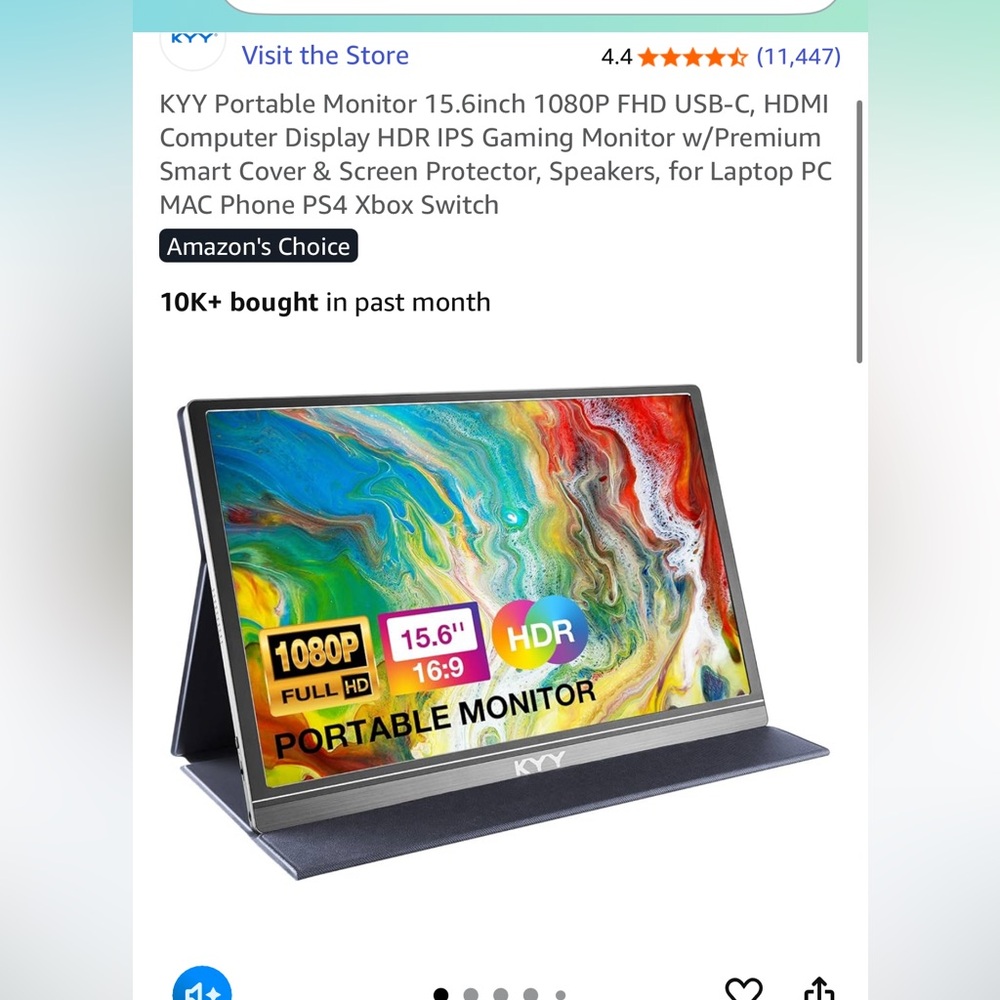 LAPTOP SECOND SCREEN KYY